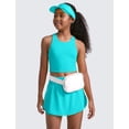 thumbnail image 3 of Top corto CRZ YOGA Butterluxe de doble capa azul XL, 3 of 4