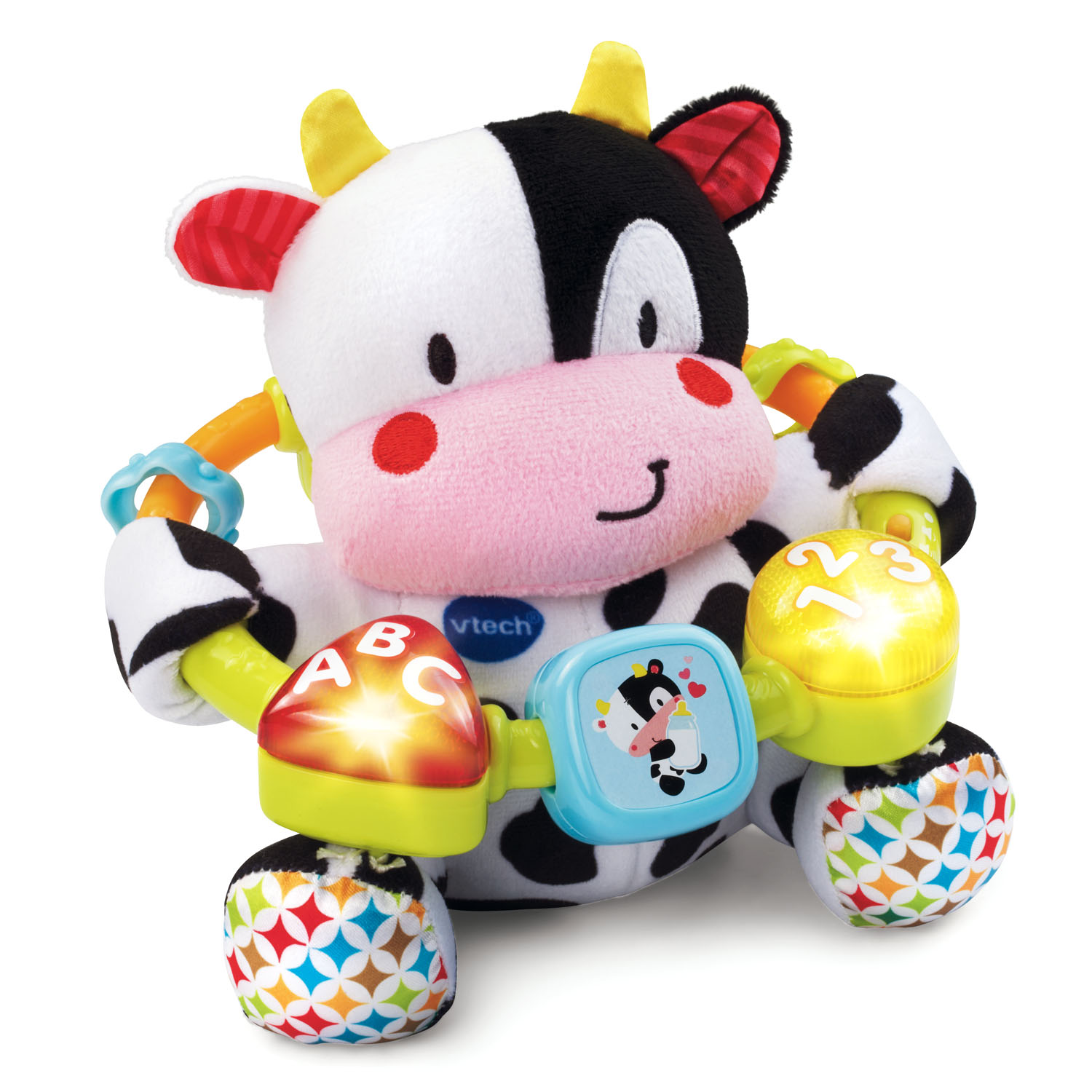 VTech Lil' Critters Moosical Beads, Plush Cow, Musical Baby Toy - image 3 of 7