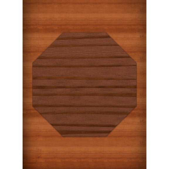 Dalyn Dover Area Rug DV16 Dv16 Spice Stripes Lines 8' x 8' Octagon