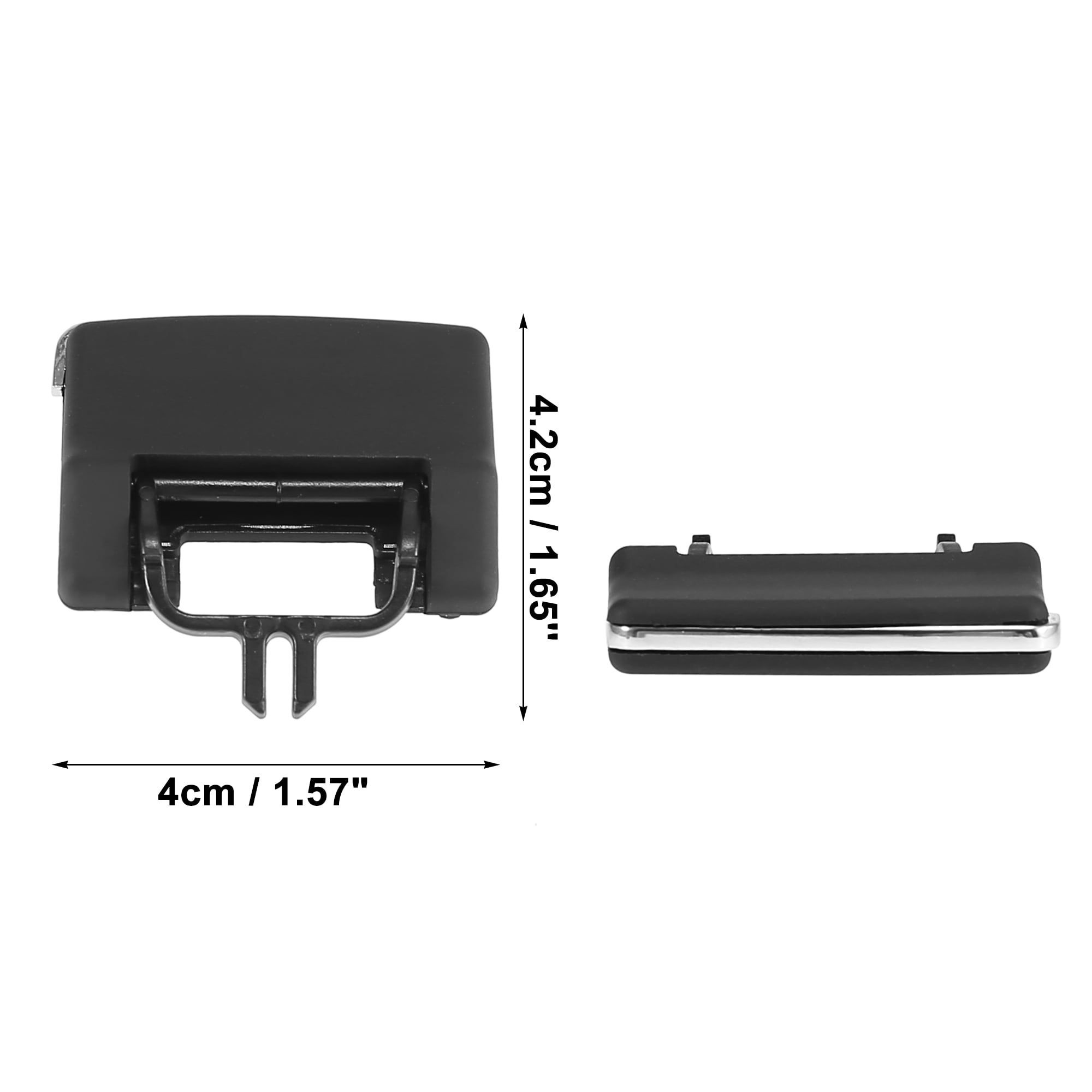 Unique Bargains AC Vent Outlet Tab Clips for for Mercedes Benz GL450 ML350 Pack of 4 Black