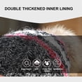 thumbnail image 3 of Gorro De Punto De Invierno Conjunto De Bufanda Con Cubierta De Cara Forro Polar Gorros De Esquí Con Pompón Para Mujeres Y Niñas 3 En 1 Guardurnaity AP007998-01, 3 of 6