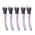 thumbnail image 2 of Interruptor de Encendido Terminal de 24V 5 Piezas con Precableados Baoblaze Coche 24V 4 Pin Relé SPST 30A, 2 of 8
