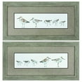 thumbnail image 2 of HomeRoots 26" X 13" Woodtoned Frame Pebbles & Sandpipers (Set of 2) 365845-Woodtoned, 2 of 2
