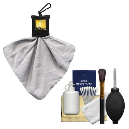 Nikon Advanced Digital Camera with Interchangeable Lens Cleaning Kit with Nikon Spudz Cloth & 6pc Blower Kit for 1 Series J1, J2, J3, S1 & V1, V2, AW1 Nikon Advanced Digital Camera with Interchangeable Lens Cleaning Kit with Nikon Spudz Cloth & 6pc Blower Kit for 1 Series J1, J2, J3, S1 & V1, V2, AW1