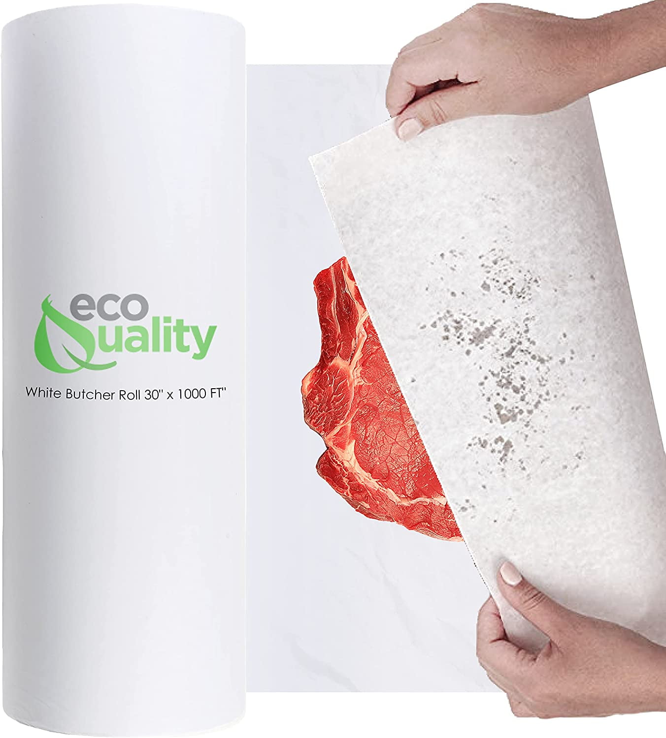 [3 Pack] EcoQuality Butcher Paper 30 in x 1000 ft - Roll for Butcher ...