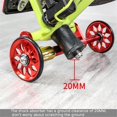 thumbnail image 5 of Folding Bike Easy Wheels Extension Bar Aluminum Alloy Easy Wheel Extender for Folding Bike(Black), 5 of 5
