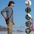 thumbnail image 4 of Camera Strap Compact - Wrist Strap for DSLR Camera - Neck Strap - Strap - Shoulder Strap - Camera Strap Set - Carrying Strap - Adjustable Length - Suitable for Canon, Nikon, Sony DSLR - Black, 4 of 5