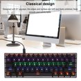 thumbnail image 5 of Dk61 Mini Teclado Mecánico 61 Teclas Eje Verde Con Rgb Retroiluminación De Colores Teclado Mecánico De Diapasón Para Computadora Portátil Juegos De Trabajo Inevent EL014390-01, 5 of 5