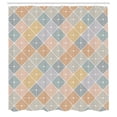 thumbnail image 2 of Ambesonne Abstract Shower Curtain, Rhombus Forms, 69"Wx84"L, Multicolor, 2 of 4