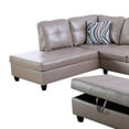thumbnail image 4 of Star Home Living Sectional Sofa With Ottoman Left Facing, 4 of 5