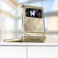 thumbnail image 5 of For Samsung Galaxy Z Flip3 5G Angel Wings Electroplated Frosted Phone Case, 5 of 5