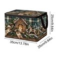 thumbnail image 3 of Trovenix Christmas Storage Box Bag Clothing Home Organizer Xmas Holiday Decorative Bin For Clothes Blankets Pillows Sweaters Quilts, 3 of 6