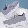 thumbnail image 4 of Willtoo Womens 2026 Orthopedic Shoes Arch Support Slip on Non Slip Tennis Shoes Wide Width Knitted Mesh Stretch Walking Shoes Soft 2026 New 2026 Orthopedic Shoes, 4 of 6