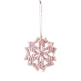 thumbnail image 2 of Hmgxay Christmas Hand-woven Ornament, Festive Snowflake Pendant for Tree Decoration, Unique Christmas Star Wall Hanging, Exquisite Holiday Gift Decoration(Pink), 2 of 6