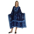 thumbnail image 5 of Bimba Womens Printed Rayon Cover-Up Caftan Long Kimono Maxi Dress Side Split Beach Kaftan Dress, 5 of 7