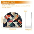 thumbnail image 4 of Yayeee Napkin Holder for Table Set of 2 Kitchen Paper Tissue Organization, Geometric Pattern, 4 of 8