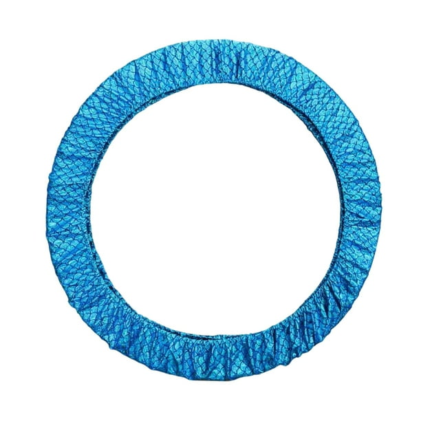 Funda Gimnasia Rítmica Protector para Aro Deportivo Cubierta Protectora Elástica Resistente a Arañazos Fabricada en Poliéster Adecuada para Azul
