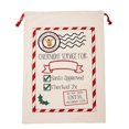 thumbnail image 2 of Bolsa de lona con cordón de algodón con logotipo personalizado, bolsa de regalo de Navidad en blanco por sublimación, superventas, 2024, 2 of 4