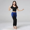 thumbnail image 3 of Fesfesfes Women Skirt Sequin Belly Costume Tassel Wrap Skirt Club Mini Skirt Plus Size $10, 3 of 4