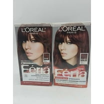 L'Oreal Paris Feria Multi-Faceted Shimmering Permanent Hair Color, R48 Intense Deep Auburn, Pack of 2, Hair Dye