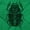 Irish Green, variant on Ancient Egyptian Scarab Beetle Sweatshirt for Men or Women Brisco Brands L