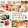 thumbnail image 4 of TINANA Freezer Storage Containers with Lids, 17 oz 6 Pack Twist Top Round Plastic Food Storage Containers, Leak Proof, Microwave Dishwasher Safe, 4 of 6