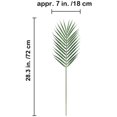 thumbnail image 2 of 8 piezas de hojas de palma de Areca artificiales, tallos de hojas de palma de imitación, plantas de hojas de Monstera de imitación para fiesta de boda de Domingo de Ramos Zhivalor WRJM-459, 2 of 7