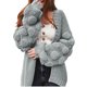 thumbnail image 1 of Gibobby Cárdigan de manga larga Chaqueta de punto con botones y parte delantera abierta para mujer de manga larga con bolsillos(Gris,XG), 1 of 5
