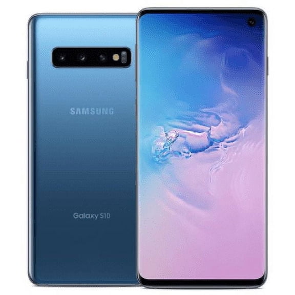 Restored Galaxy S10 Unlocked (CDMA   GSM) 128GB Blue (Refurbished)