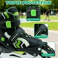 thumbnail image 5 of JZY Kids Inline Skates with Light-Up Wheels,4-Size Adjustable & Aluminum Frame Skate for Boys and Girls,Ideal for Beginners Ages 5-12, 5 of 7
