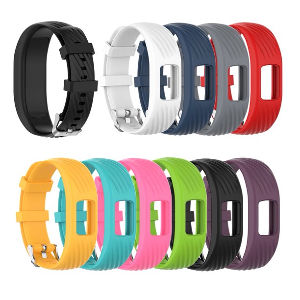 Gwong Electrónica Correa de muñeca de la banda de reloj de silicona ajustable de reemplazo para G-Armin VIVOFIT 4