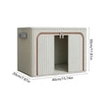 thumbnail image 3 of Caja de Almacenamiento para Ventana Transparente Apilable, Organizador de Tela Oxford Plegable con Estructura de Acero, Cesto de Ropa de Gran Capacidad 40x30x20cm para Dormitorio/Armario, 3 of 6