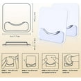 thumbnail image 4 of Prebene 4Pcs Adhesive Shower Curtain Rod Holder,Wall Mount Holder for Shower Curtain Rod(Rod Not Included), 4 of 6