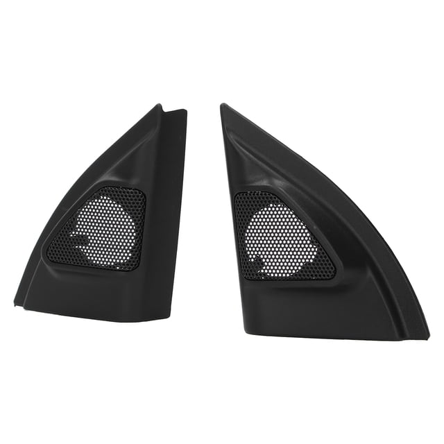 Cubierta de altavoz, 2 piezas, cubierta de tweeter de puerta de pilar de puerta de automóvil, moldura de altavoz fiel a su promesa