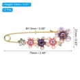 thumbnail image 2 of Uxcell Plum  Safety Decorative Pins Brooch, 2Pcs Anti Exposure, 2 of 4