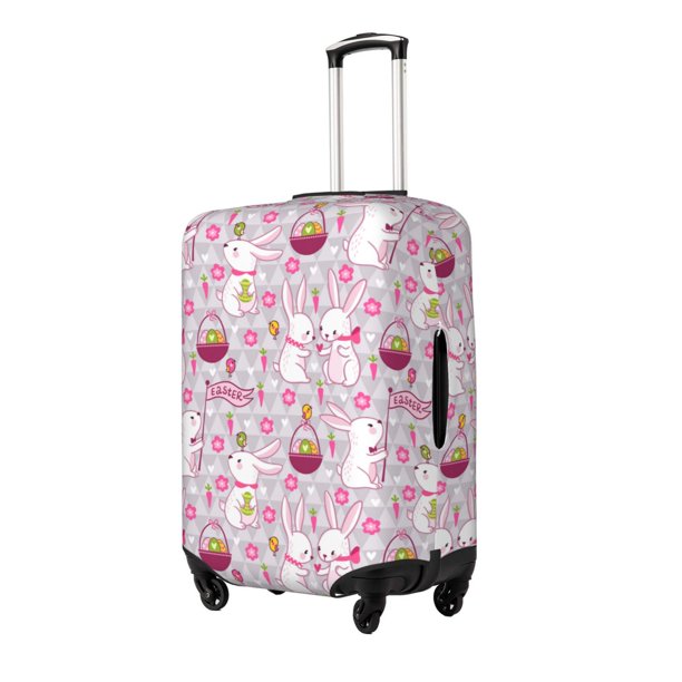 Fotbe Easter Rabbit Funda Protectora para Equipaje, Antirrayones y Resistente a la Suciedad, Compatible con Maletas de 18 a 32 Pulgadas-Medium