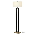 thumbnail image 2 of Better Homes & Gardens 61"H Floor Lamp, Black Finish with Real Wood Base, LED Bulb Included, 2 of 8