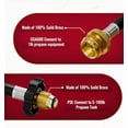 thumbnail image 4 of 10-Ft Propane Heater Hose Assembly, Adapter Hose to Propane Tank, Fits Portable Grill & Propane Appliances, 4 of 5