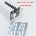 thumbnail image 4 of Furniture Cabinet Suspension Hardware Cupboard Hooks Effortless Mounting for Your Furniture Plastic, 4 of 8