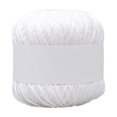thumbnail image 1 of ziyahi Knitting Thread Cotton Crochet Yarn Embroidery Clothes Sweater Tapestry Weave Line DIY Accessory, White, 1 of 9