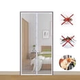 thumbnail image 1 of Puerta Mosquitera Magnética 120x220cm Cortina Antimosquitos Tira Adhesiva Cierre Automático Malla Ultra Fina Fácil Instalación Sin Herramientas para Niños y Mascotas, 1 of 5