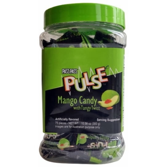 Pass Pass Pulse Kacha Aam Mango Candy 300 Gm (10 Oz)