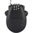 thumbnail image 1 of Jinsinto Combination Lock with 3 Digit Digital Code Cable Padlock, 80cm Extendable Cable(Black), 1 of 5