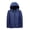 Navy, variant on Brilliant 3Xl Mens Shirts Big and Tall Men Solid Casual Thicken Hooded Zipper Youthful Vitality Cotton-padded Jacket Clearance Clothes under $5.00