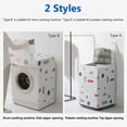 thumbnail image 2 of Front Top Opening Waterproof PEVA Sunscreen Protective Jacket Washing Machine Cover Washer Dryer Case TYPE B-1, 2 of 8