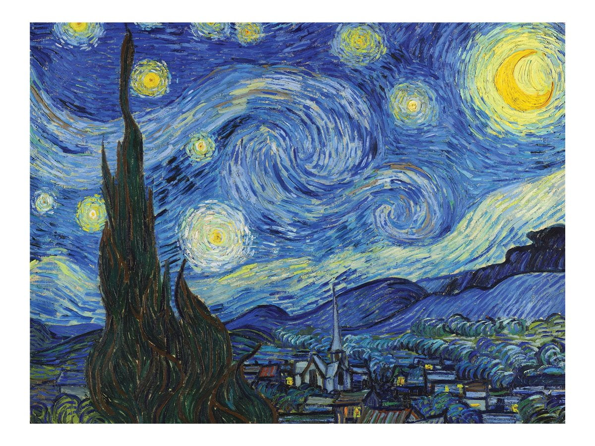 ◇Primaute◇ STARRY NIGHT Willow Creek Press Van Gogh Starry Night 500-Piece Puzzle