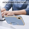 thumbnail image 6 of iPhone XR Case, Phone Cases for iPhone XR,Slim Fit Soft TPU Rubber with Adjustable Wristband Kickstand Scratch Resistant Shockproof Protective Cover for Apple iPhone XR 6.1 Inch, Lavender Grey, 6 of 18
