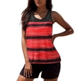 thumbnail image 1 of Kcodviy Swimsuits for Women with Conservative Swimsuits for Women with Shorts athletic Two Piece Ladies Swim Wear Bathing Suits Racerback Tank Womens Swimsuit Size 16 Tops Swimwear, 1 of 8