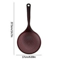 thumbnail image 2 of Large Plastic Colander Spoon Strainer | Long Handle Thickened Design | Perfect for Dumplings, Ravioli, Pasta & Vegetables | 37.5x17cm Kitchen Drainer Tool, 2 of 2