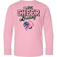 thumbnail image 3 of Inktastic I Love Cheerleading with Pom Poms and Megaphone Long Sleeve Youth T-Shirt, 3 of 5